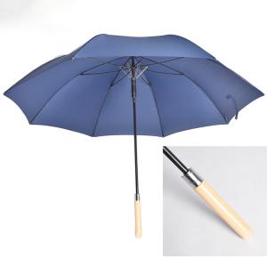 umbrella with wood handle